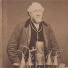 Unidentified man with spirit lamps